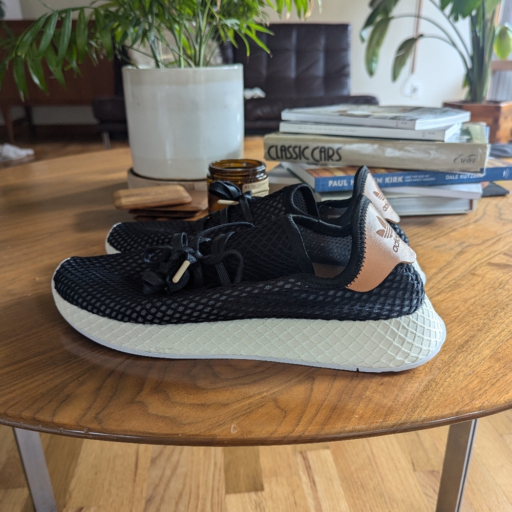 Adidas Black and White Sneakers